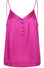 Magenta Satin Camisole