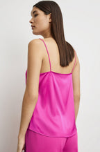 Magenta Satin Camisole