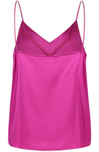 Magenta Satin Camisole