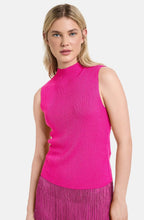 Magenta Shimmer Sleeveless Top
