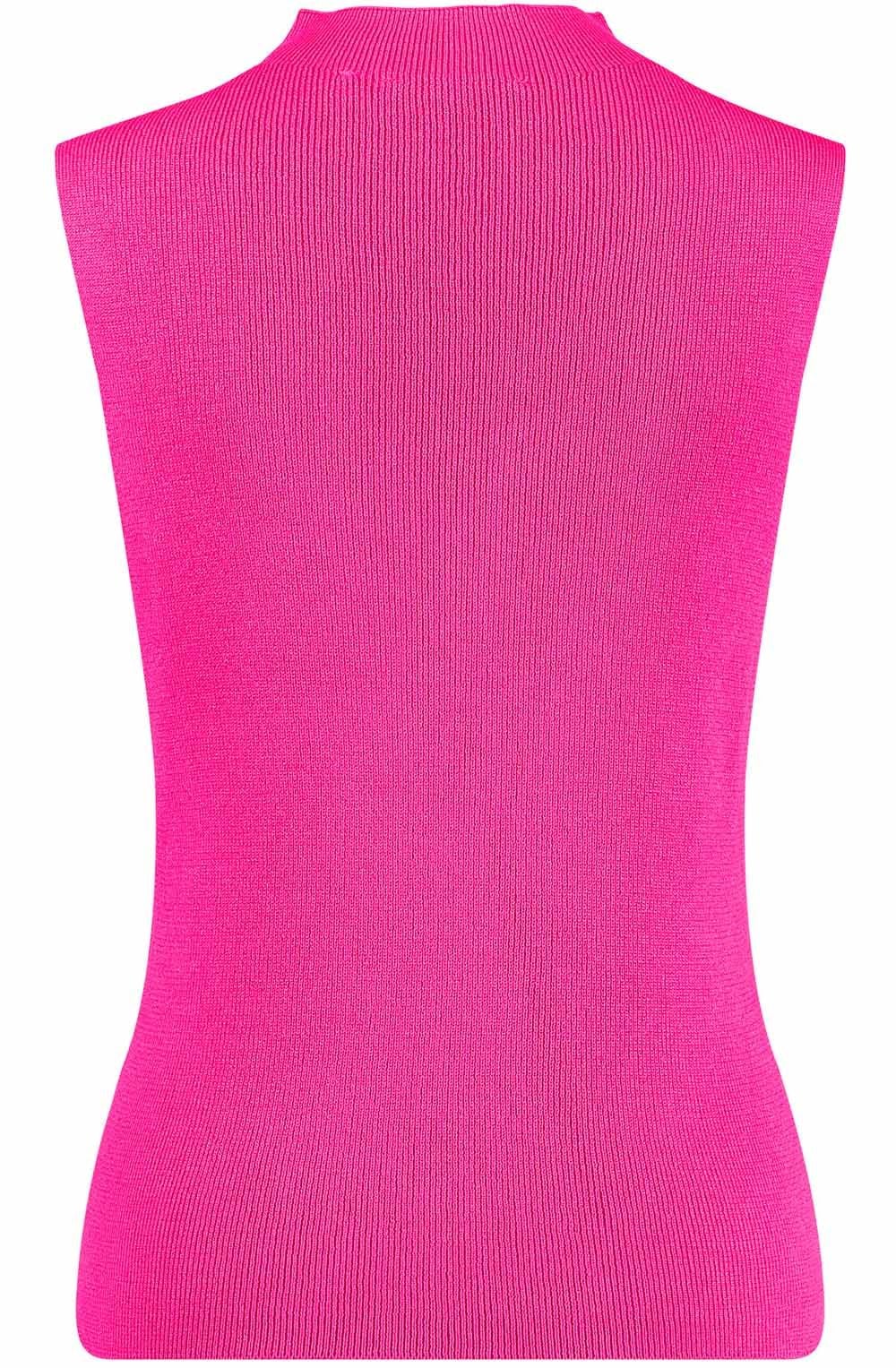 Magenta Shimmer Sleeveless Top