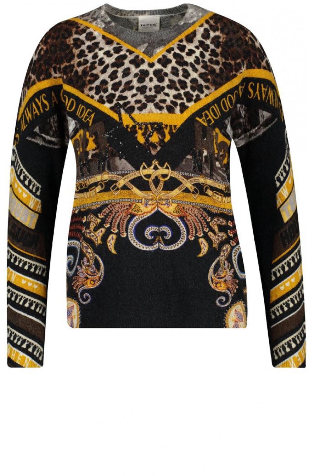 Mixed Print Jumper