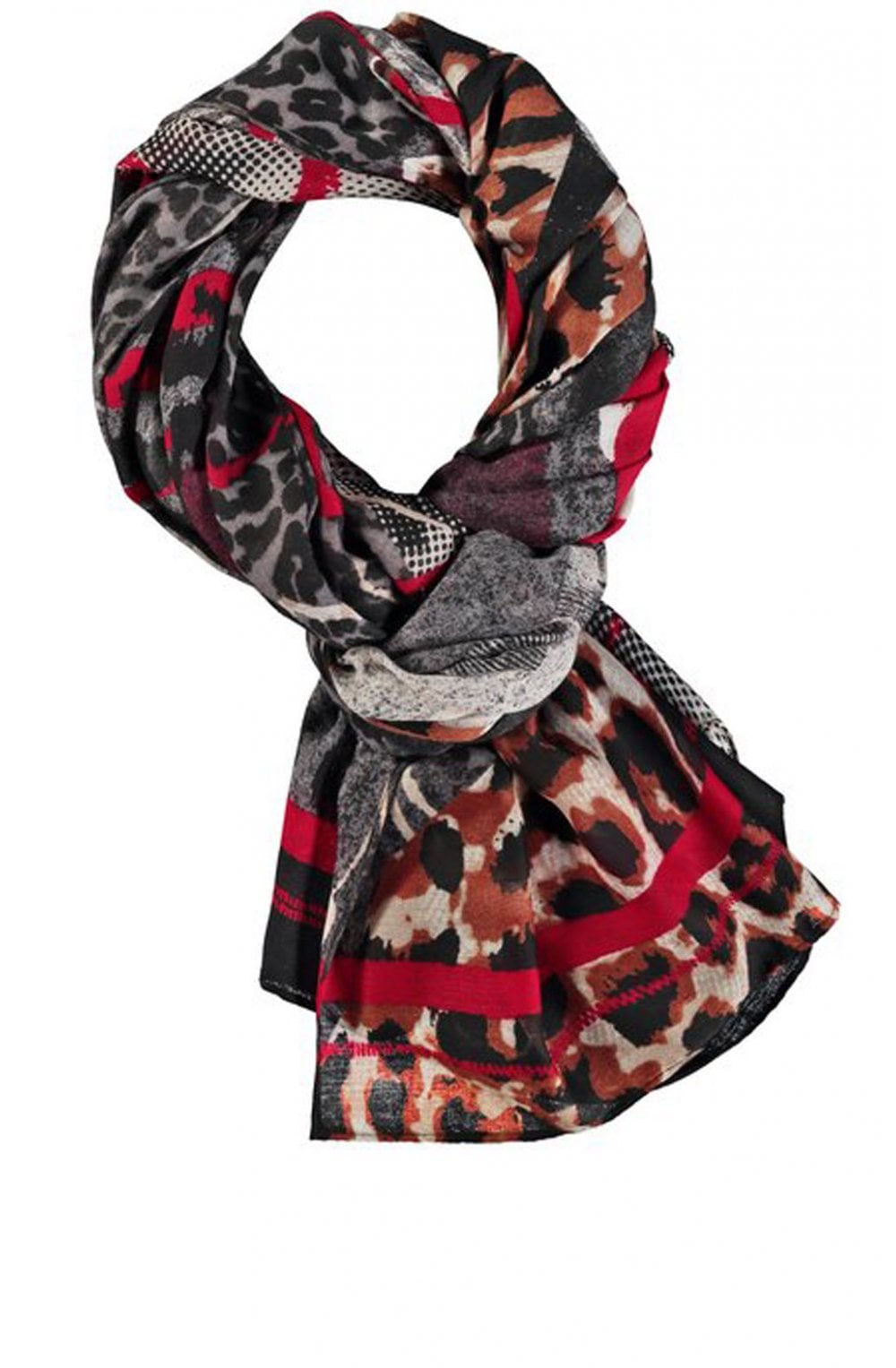 Mixed Print Scarf