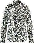 Monochrome Satin Touch Shaped Shirt