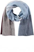 Morning Sky Ribbed Knit Scarf