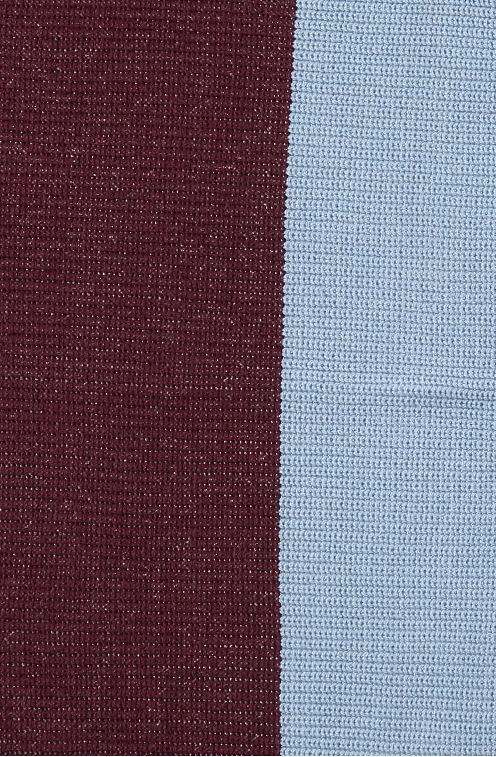 Morning Sky Ribbed Knit Scarf