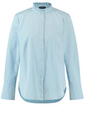 Morning Sky Ruffled Collar Blouse