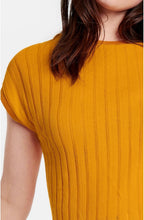 Mustard Jersey Stripe T shirt