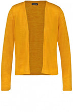 Mustard Open Front Cardigan