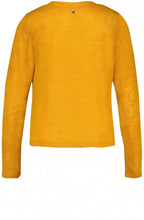 Mustard Open Front Cardigan