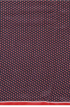 Navy and Red Spotted Scarf