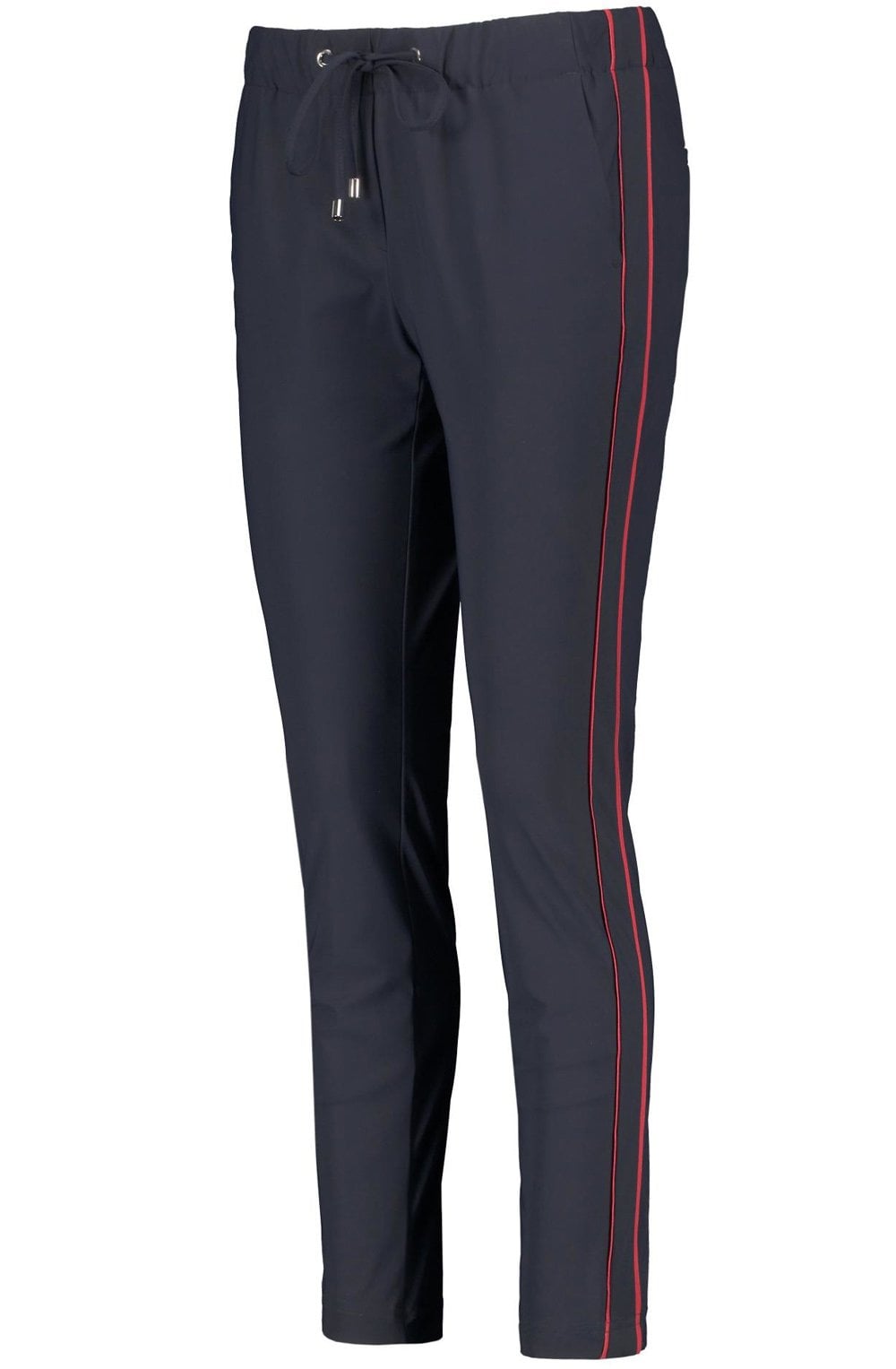 Navy Casual Fit Trousers