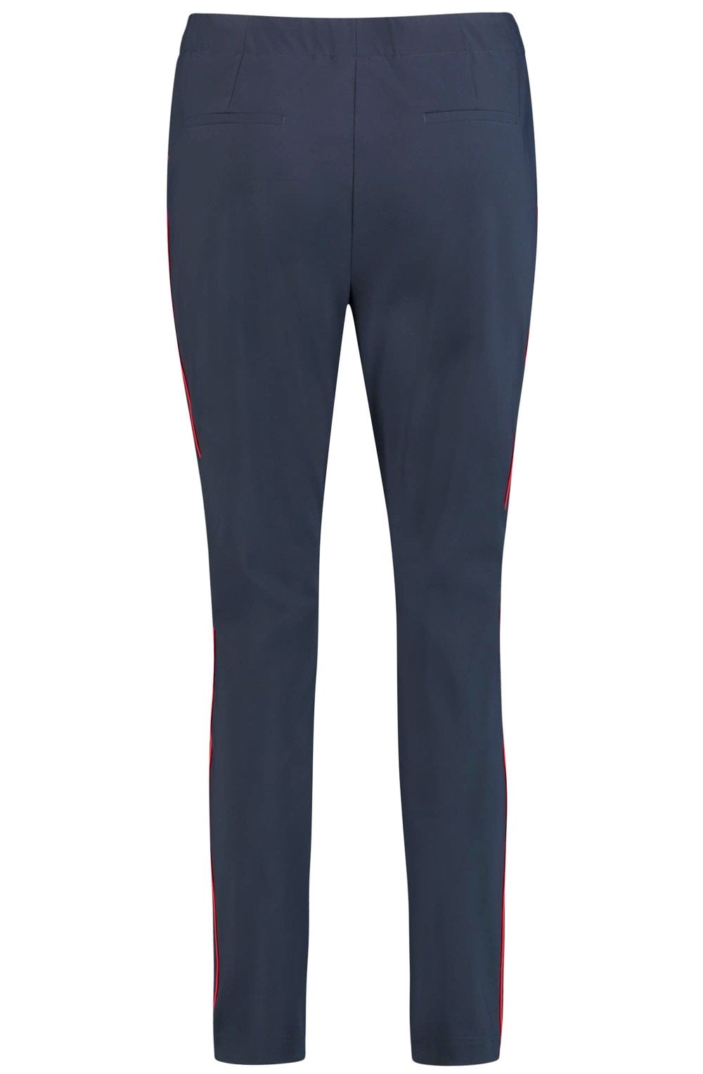 Navy Casual Fit Trousers