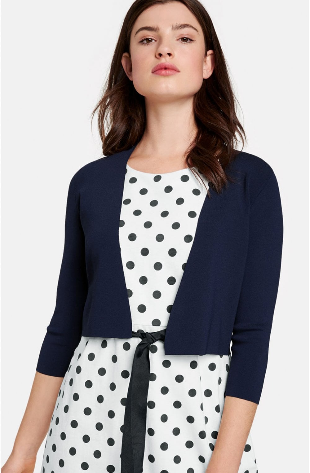 Navy Fine Knit Jacket