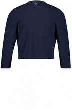 Navy Fine Knit Jacket