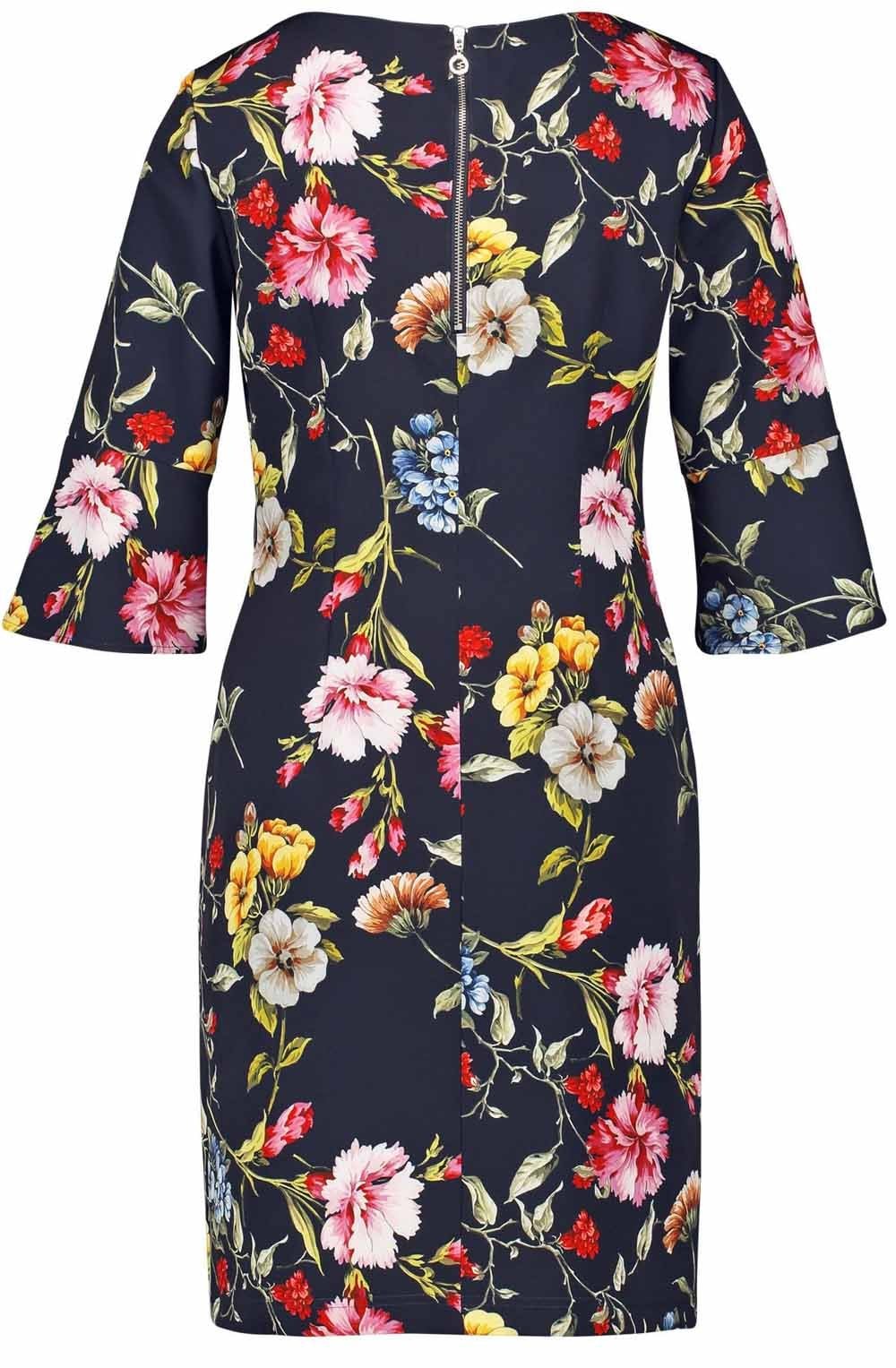 Navy Floral Dress