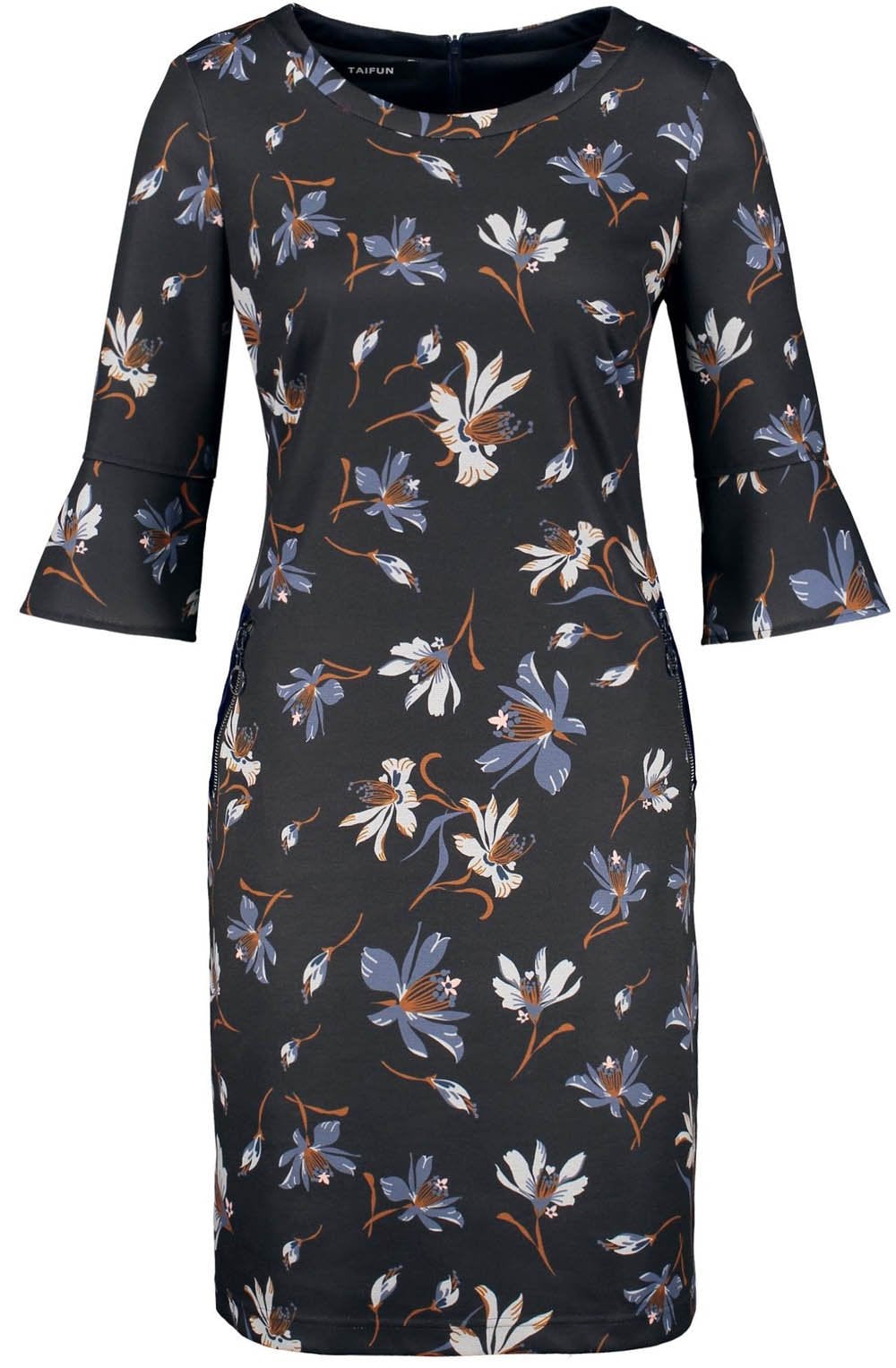 Navy Floral Dress