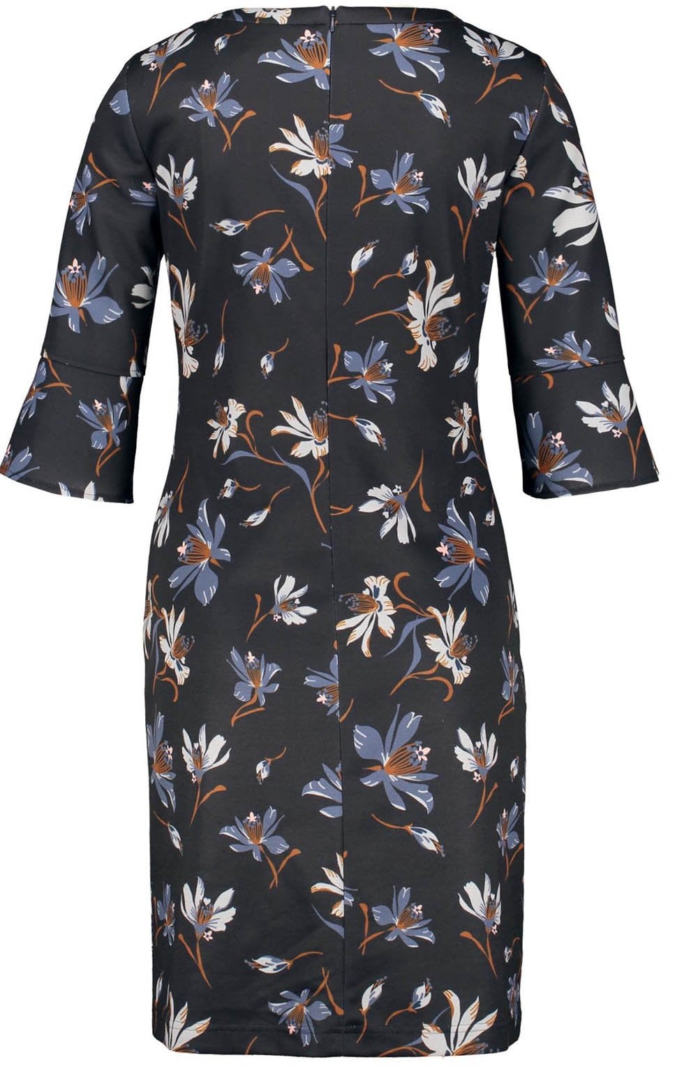 Navy Floral Dress