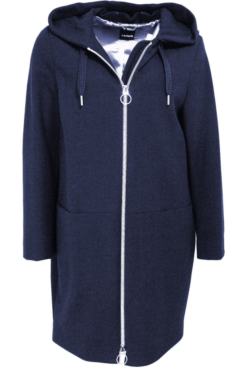 Navy Hooded Coat