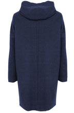 Navy Hooded Coat