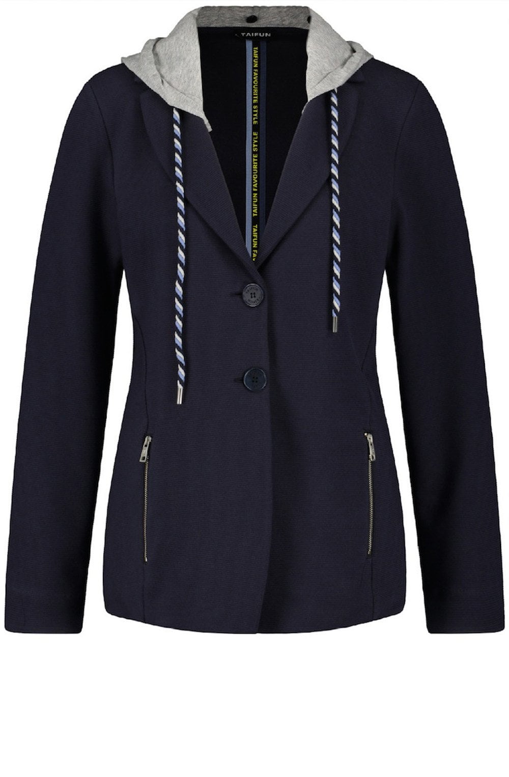 Navy Hooded Jacket