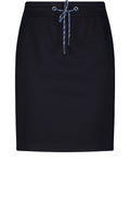 Navy Jersey Skirt