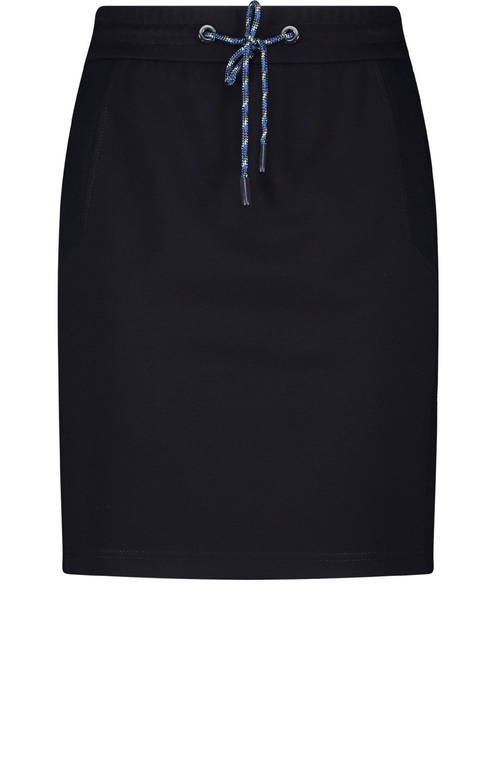 Navy Jersey Skirt