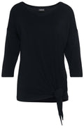 Navy Jersey Top