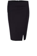 Navy knee length skirt