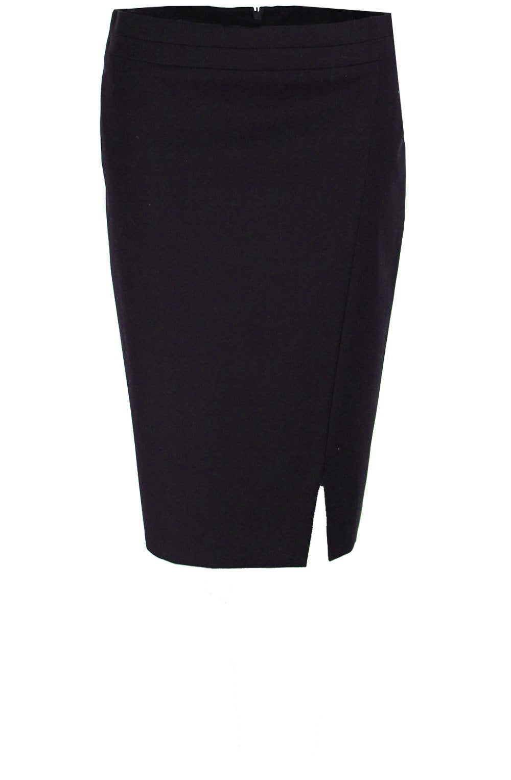 Navy knee length skirt