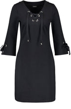 Navy Lace Front Dress