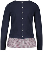 Navy Layered Effect Sweater