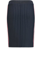 Navy Pin Striped Skirt
