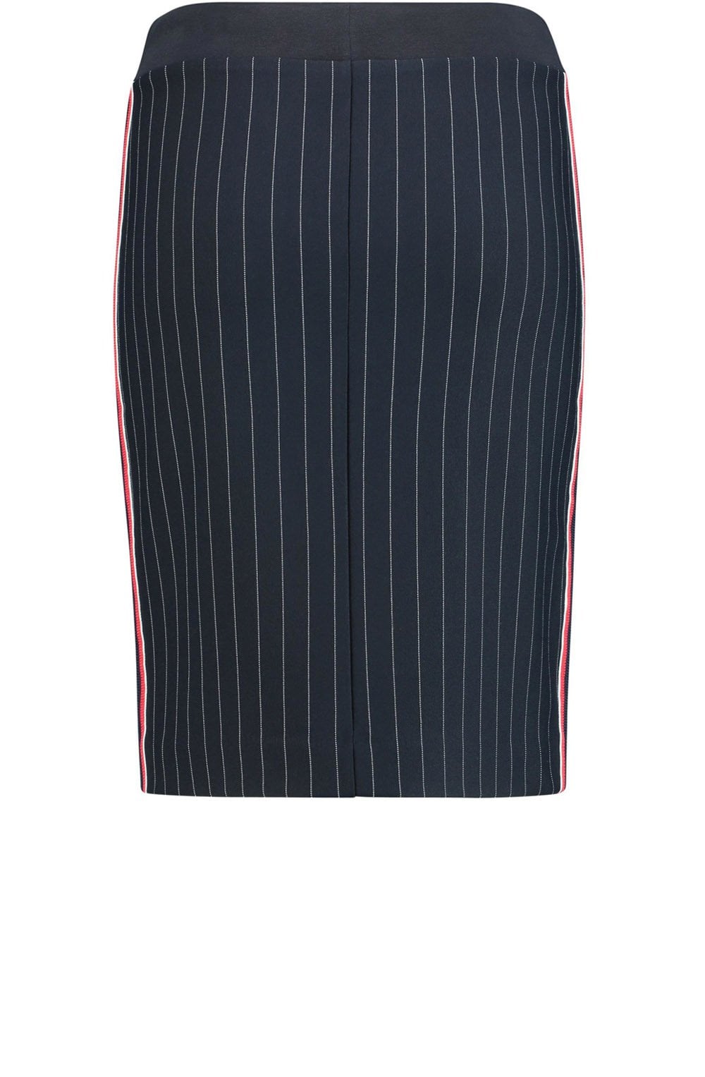Navy Pin Striped Skirt