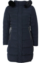 Navy Quilted Coat