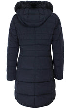 Navy Quilted Coat