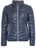 Navy Quilted Jacket