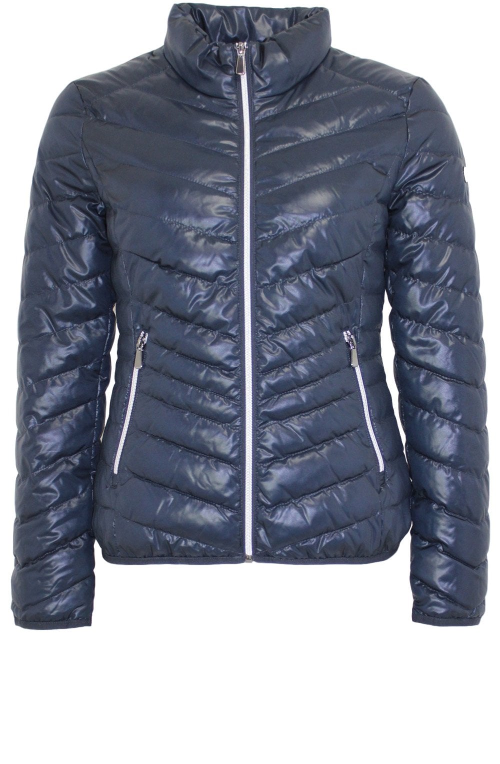 Navy Quilted Jacket