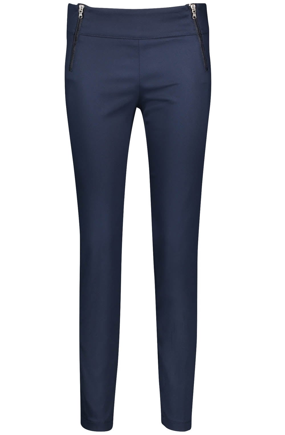 Navy Slim Fit Trousers