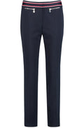 Navy Slim Leg Trousers