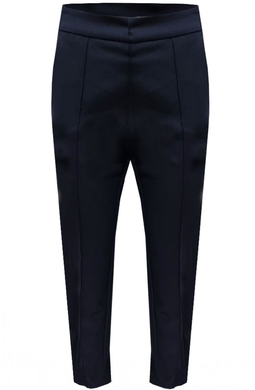 Navy Slim Leg Trousers