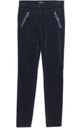 Navy Velvet Trousers