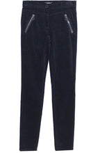 Navy Velvet Trousers