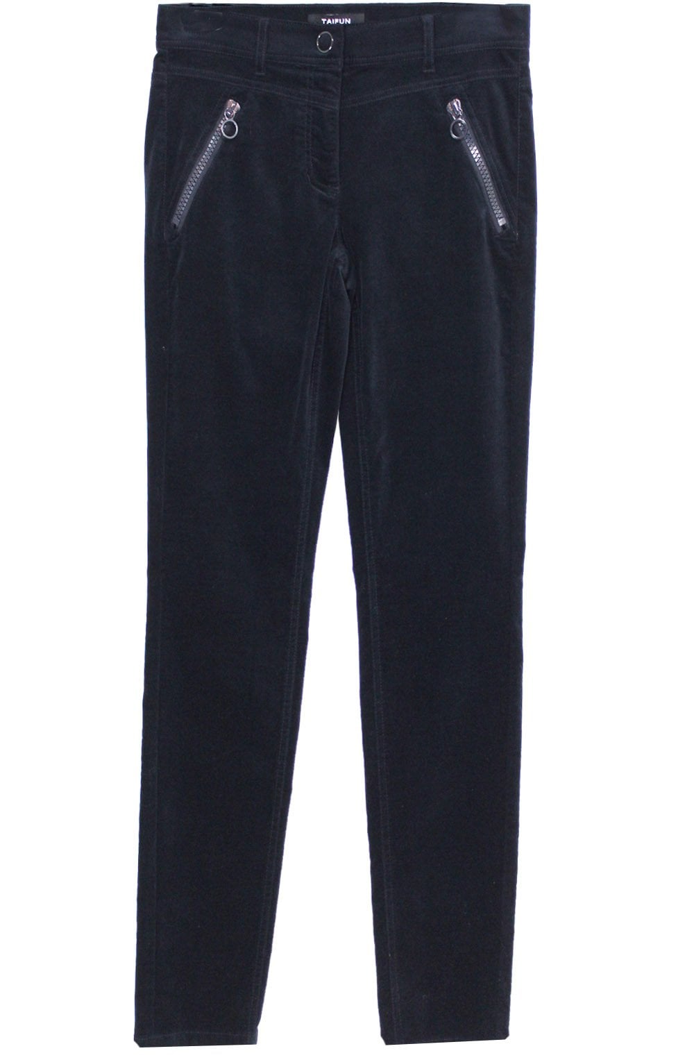 Navy Velvet Trousers