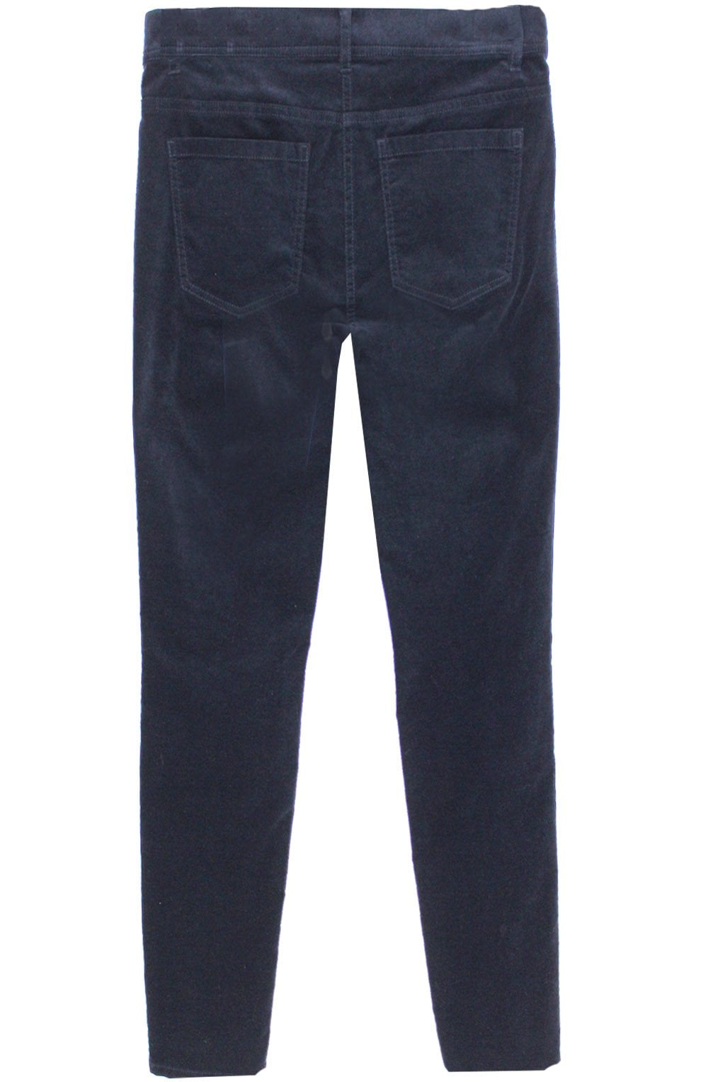 Navy Velvet Trousers