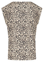 Oatmeal Bold Print Jersey T shirt