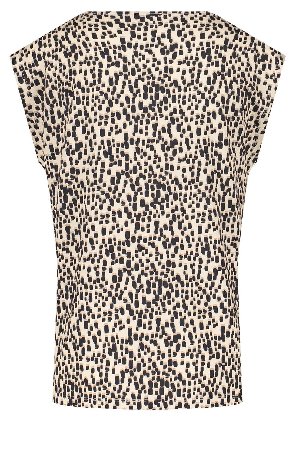 Oatmeal Bold Print Jersey T shirt