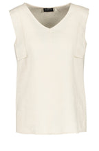 Oatmeal Linen Blouse Top
