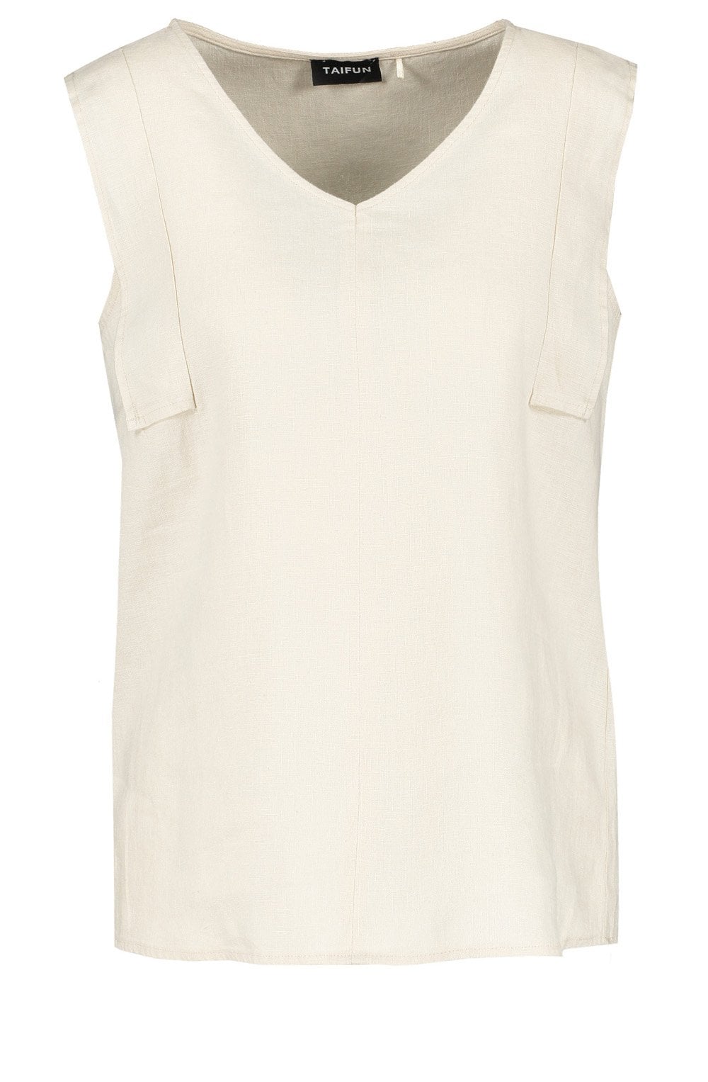 Oatmeal Linen Blouse Top