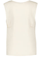 Oatmeal Linen Blouse Top